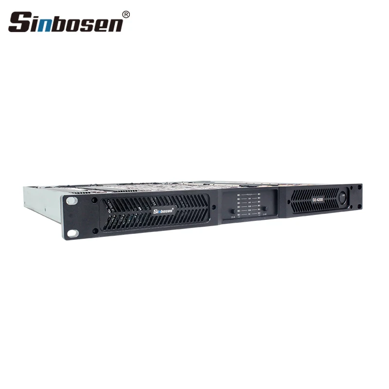 

D2-4200 Outdoor Activities Amplificador GaN 2 Channels 4200w Sound 1u Digital Power Amplifier