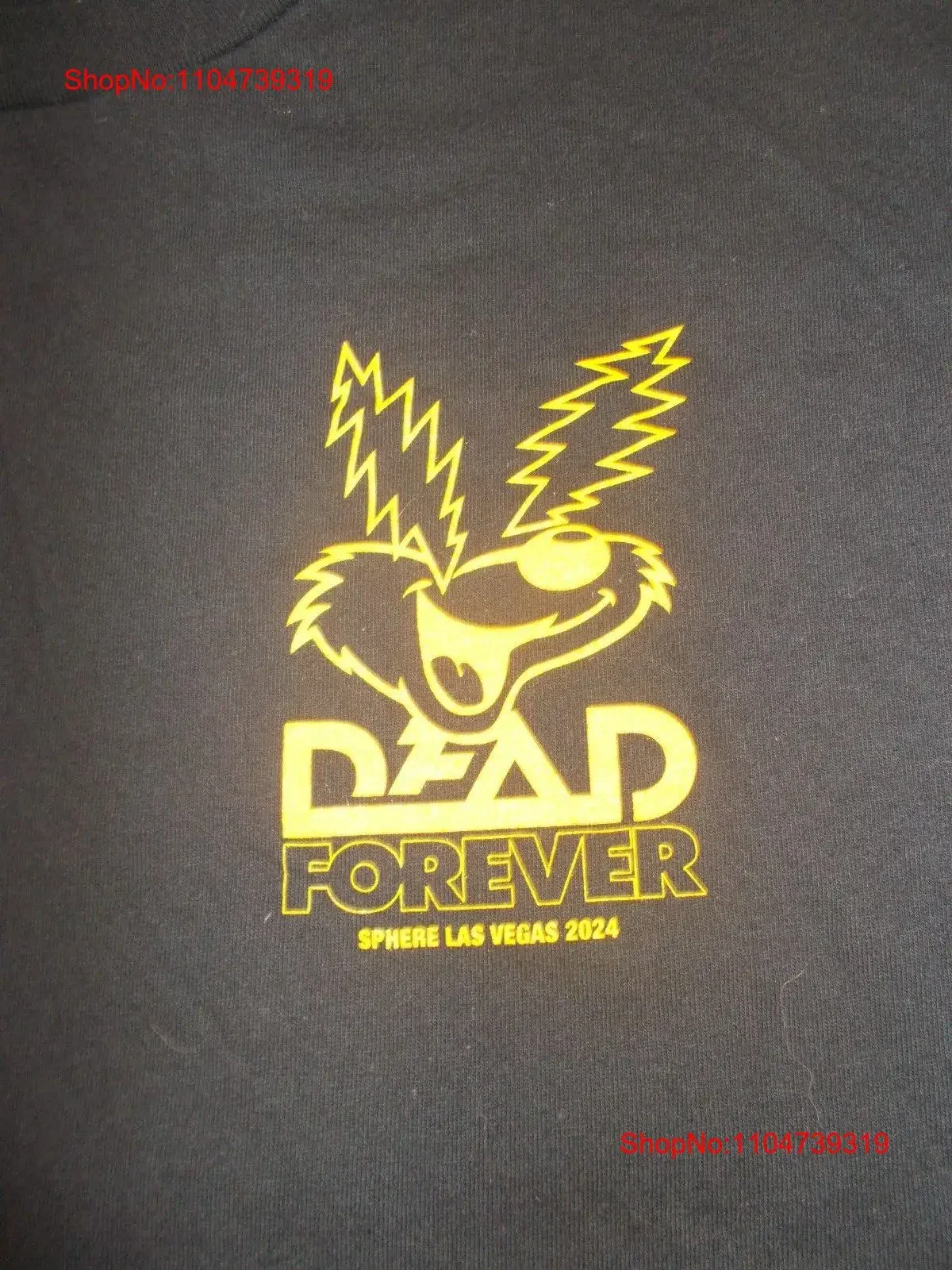 THE DEAD FOREVER ORIGINAL LAS VEGAS SPHERE 2024 USADO XL CONCERT CAMISETA VGT vintage Lavado Unisex Versátil Elegante Estirado