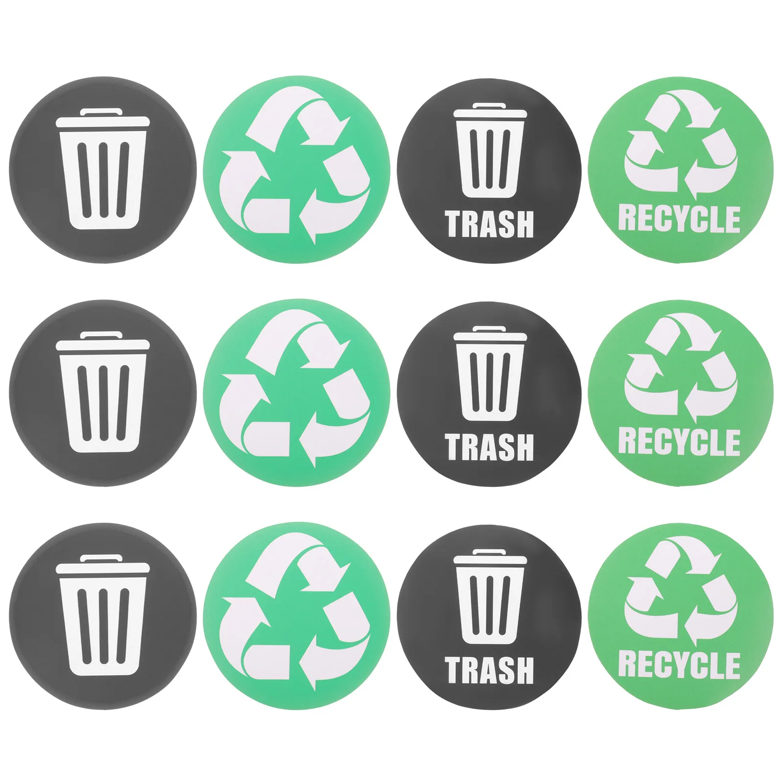 Waste Bin Sticker Garbage Sorting Stickers Recycling for Bins The Sign Trash Cans