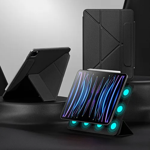 Para iPad Pro 11 12,9 funda magnética desmontable con cierre para iPad 11th 10th air 4 5 10. 9 11 13 Mini 6 7 8,3 Funda para tableta