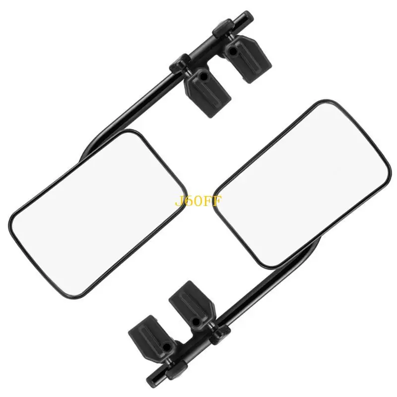 

J60F 1 Pair Trailer Clip on Towing Mirror Extensions Caravans Rear View Mirror