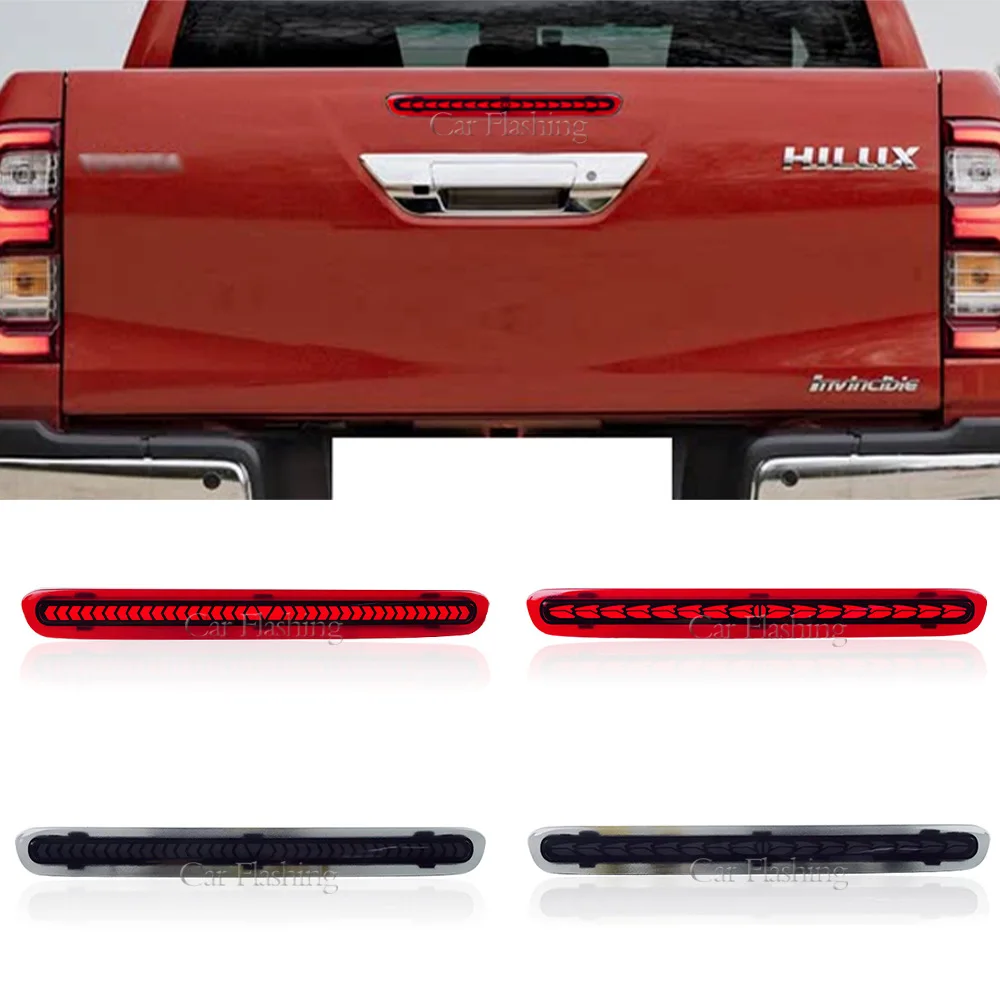

For Toyota 15-25 HILUX Hilux Revo high mounted brake lights, flowing turn signals