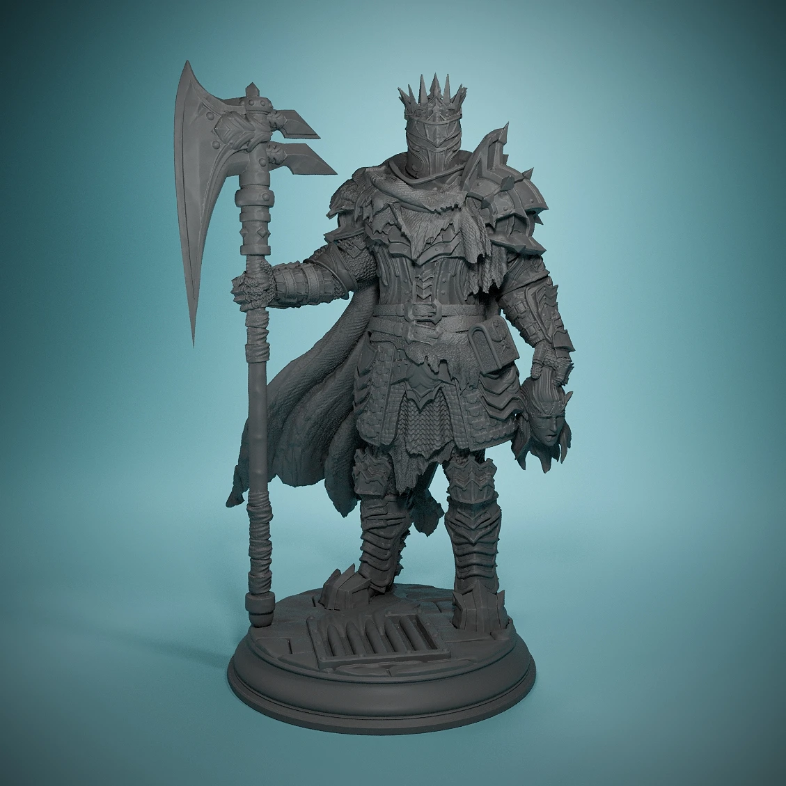 

Executioner Knight - Gerhardt the Unwavering - Resin Miniatures - Miniatures for Board Games - Game Room Decoration -Gift Ideas