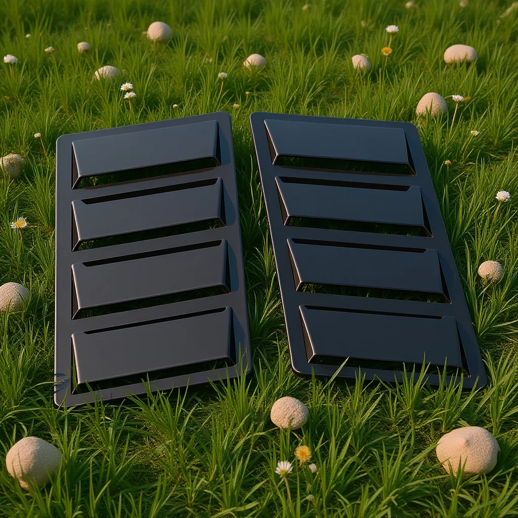 

2Pcs Universal Car Hood Air Scoop ABS Vent Cover Car Exterior Intake Trim Decoration for Vehicle Bonnet Sporty Styling