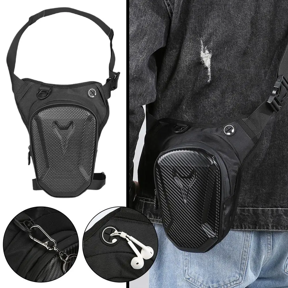Motorcycle Leg Tank Bag Waterproof Waist Pack Crossbody Rider Biker Drop Thigh Motocross Moto Gear Men Women