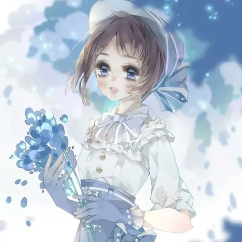 Lan Gui's Surprising Dream Role Wig Cover Game Identity Ⅴ Gardener Character Short Hair Ball Match Headwear Dark Brown Wig