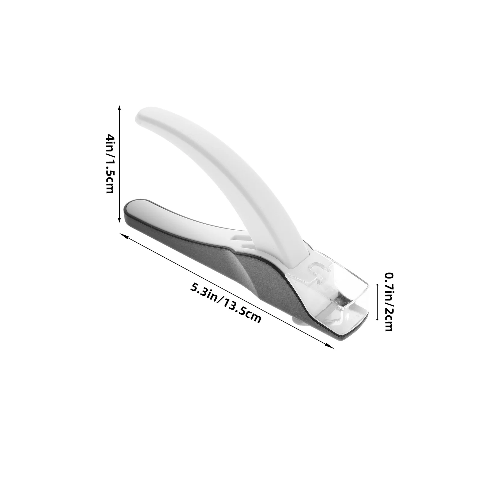 Valse Clipper U-vormige Anti-Splash Trimmer Voor Acryl Gel Nagels Fake Nail Cutter Matte Handvat Nail Tool manicure Benodigdheden