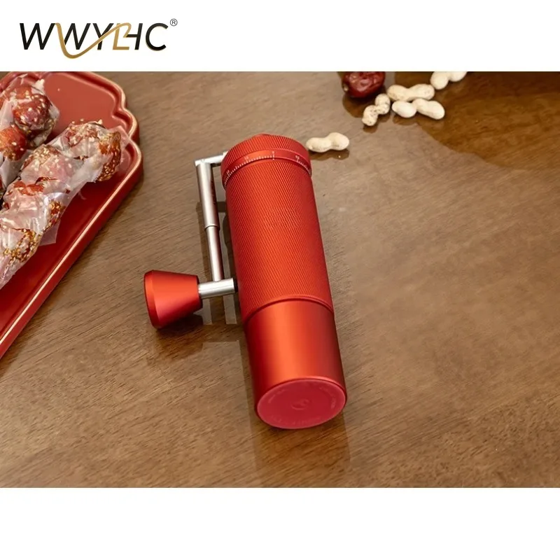 Suitable for S3 Manual Coffee Grinder with All Metal Body and S2C Burrs in Chinese Red