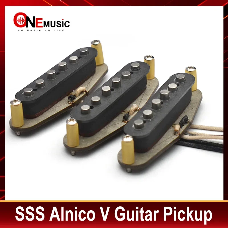 Hot Texas Blues ST Style Pickup Set SSS Handwound Alnico 5 Texas Special for Making Blues Rock ST Guitar Electric Guitar