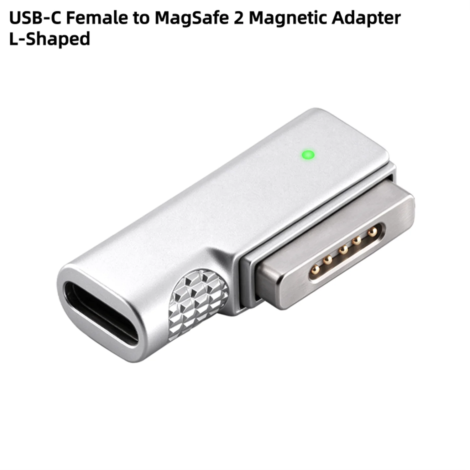 YZNRR USB-C Female to Apple MagSafe 2 Magnetic Adapter, with Built-in PD Trigger Chip