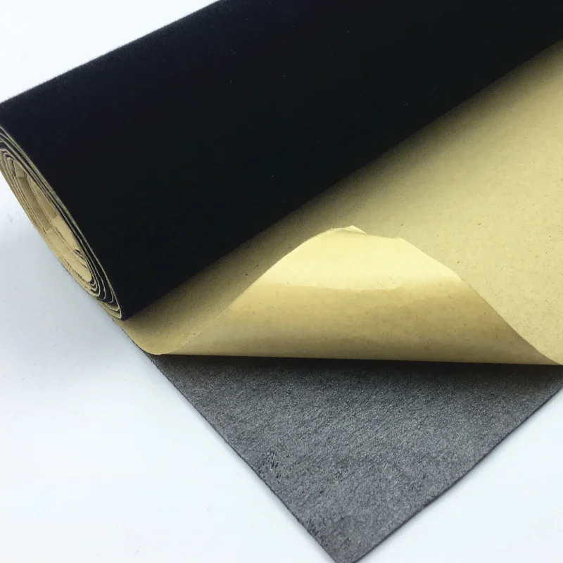 45cm*3m Self-adhesive Black Flocking Velvet Fabric Sticky Back Self Adhesive Velvet Fabric Craft Sticker for Jewelry Box - Image 5