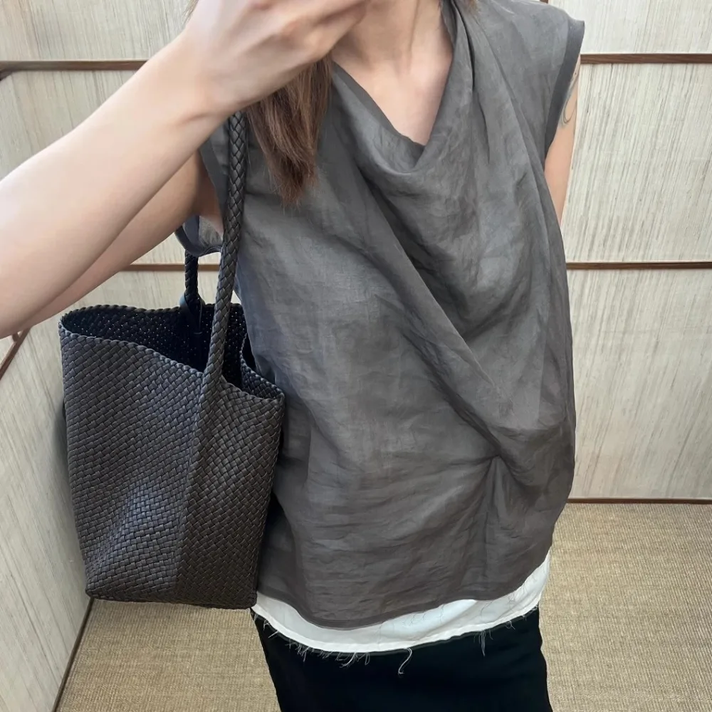Summer Dyed Double-layered Cotton Top