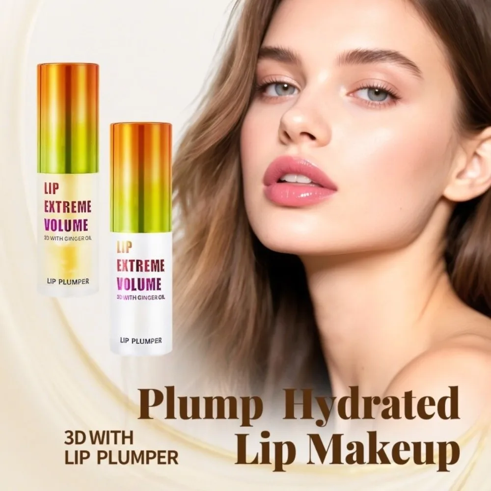 Anti Drying High Gloss Lipstick Multi-functional Deeply Nourishes Lip Care Essence Liquid Moisturizing Ginger Peppermint Lip Oil
