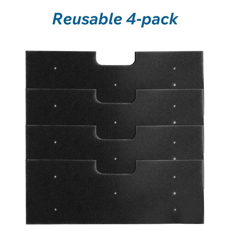 AB42-Lint Filter 4-Pack - For GE Profile Washer Dryer Combo - Hand Washable And Reusable - For Models: PFQ97HSPVDS (Filter)