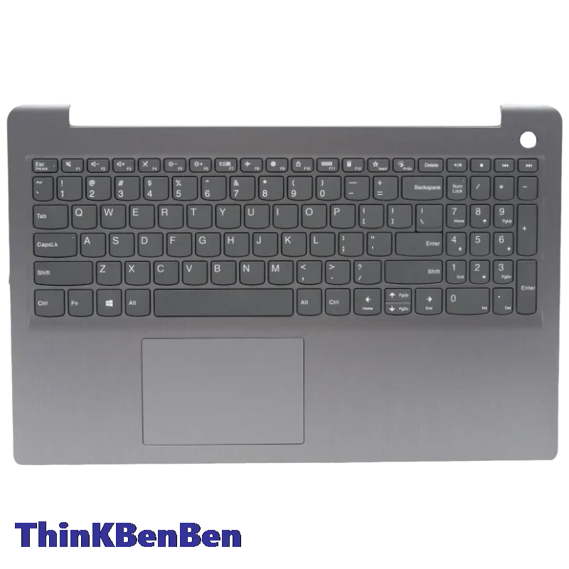 

US English Arctic Grey Keyboard Upper Case Palmrest Shell Cover For Lenovo Ideapad 3 15 15ADA6 15ACL6 15ITL6 5CB1B69155