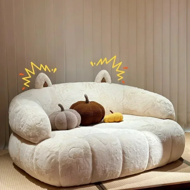 

Человеческий питомник в японском стиле, плюшевый ленивый диван, маленькая квартира, кошачье гнездо, ткань для девочек, мультяшная спальня