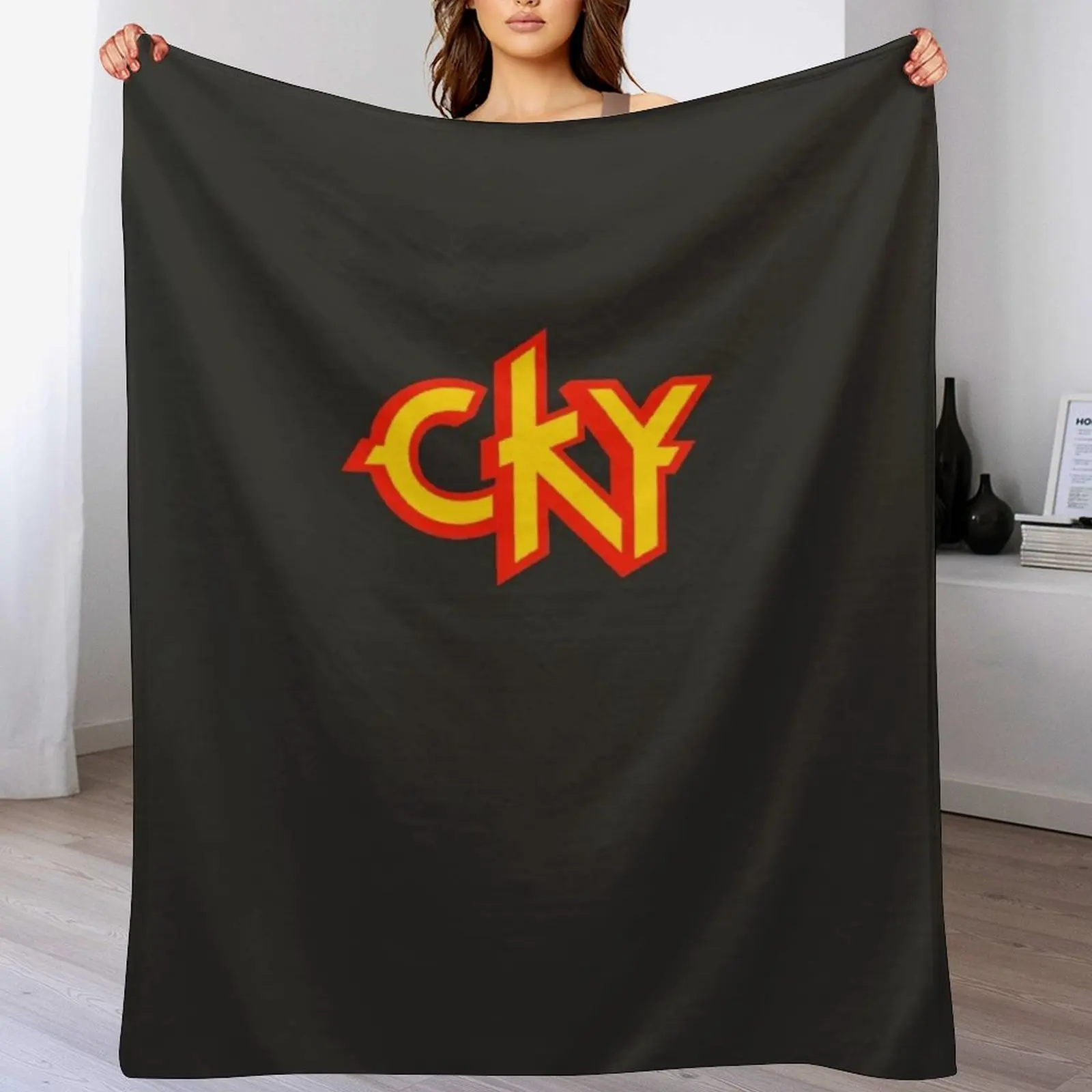 

CKY Classic T-Shirt Throw Blanket Single Giant Sofa For Decorative Sofa Bed Blankets