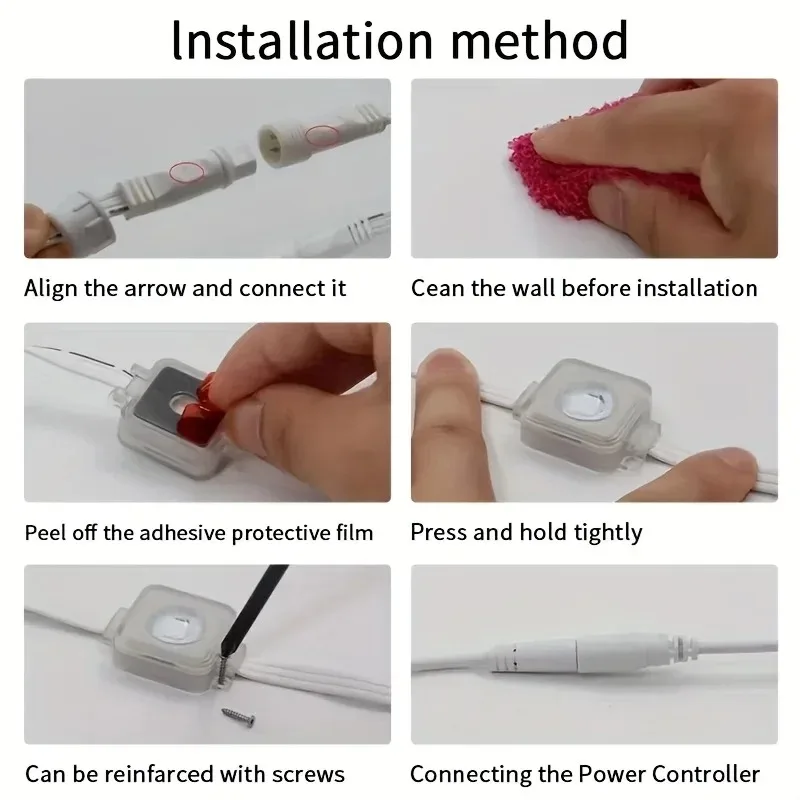 500FT التحكم الذكي ضوء خارجي دائم لتقوم بها بنفسك ضوء المشهد IP68 سقف المنزل الإضاءة حفلة عيد الحب عيد الهالوين عيد الميلاد
