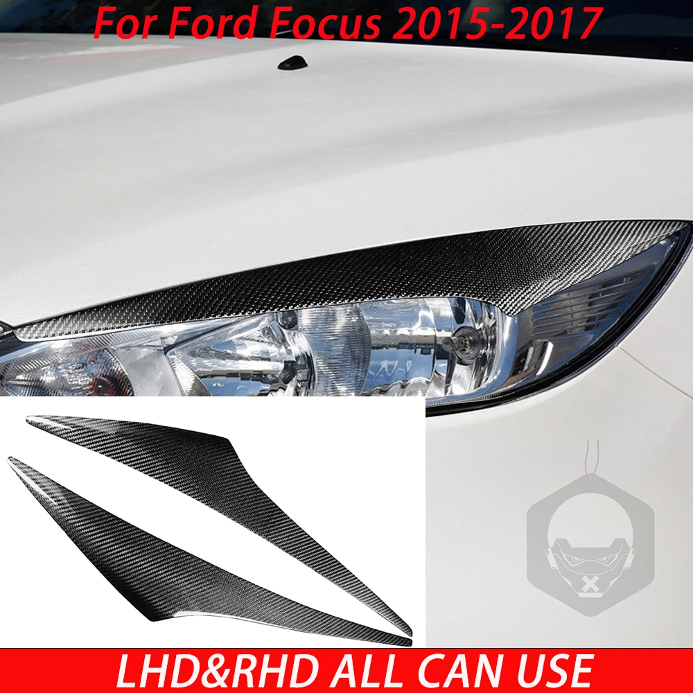 for-ford-focus-2015-2016-2017-real-carbon-fiber-lamp-eyebrows-car-exteriors-accessories-modifications-decorations-stickers