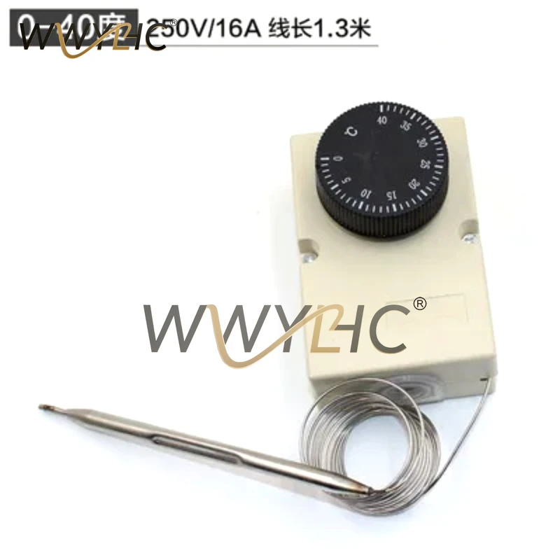 1PCS Capillary Thermostat For Electrical Device Knob Temperature Mechanical Switch 50-300C 0-60C 0-50C 0-40C 30-110C -30-30C