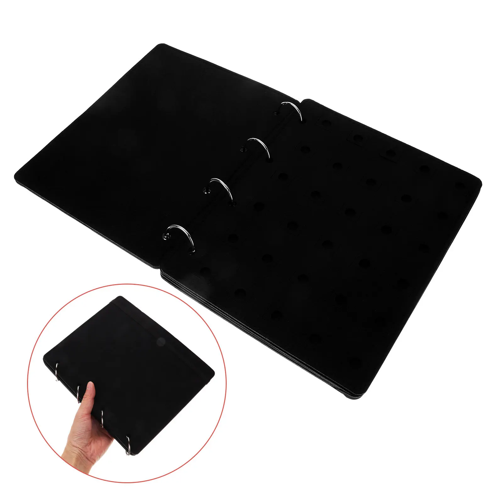 

Versatile Pin Display Binder with Detachable Pages Badge Storage Book Felt Organizer Elegant Compact Design for Pin Enthusiasts