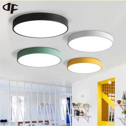 Plafonnier LED au design moderne, éclairage d'intérieur, luminaire décoratif de plafond, idéal pour un salon, une chambre à coucher, une salle d'étude ou une cuisine