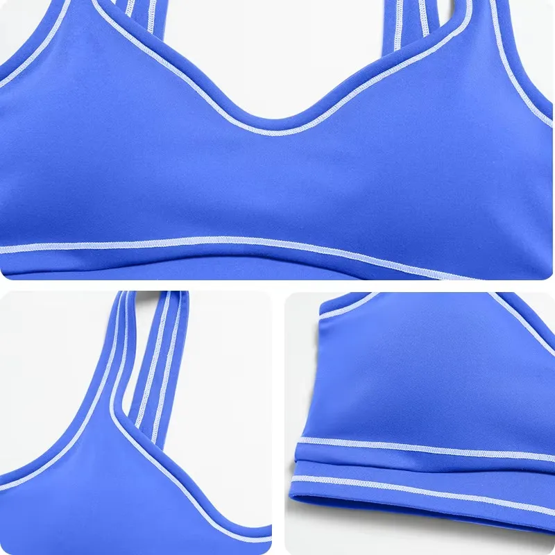 YTYINSolid Breathable Yoga Shorts Set Racerback Sport Bra High Waist Peach Activewear For Women