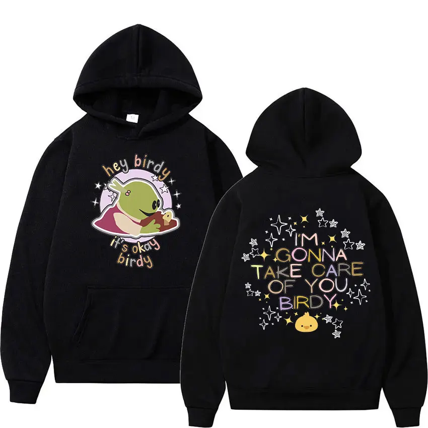 Tv Series Nanalan Cute Hoodie Birdy, It's Ok Birdy Who's That Wonderful Girl Sweatshirt Men Women Casual Fashion Oversized Hoody