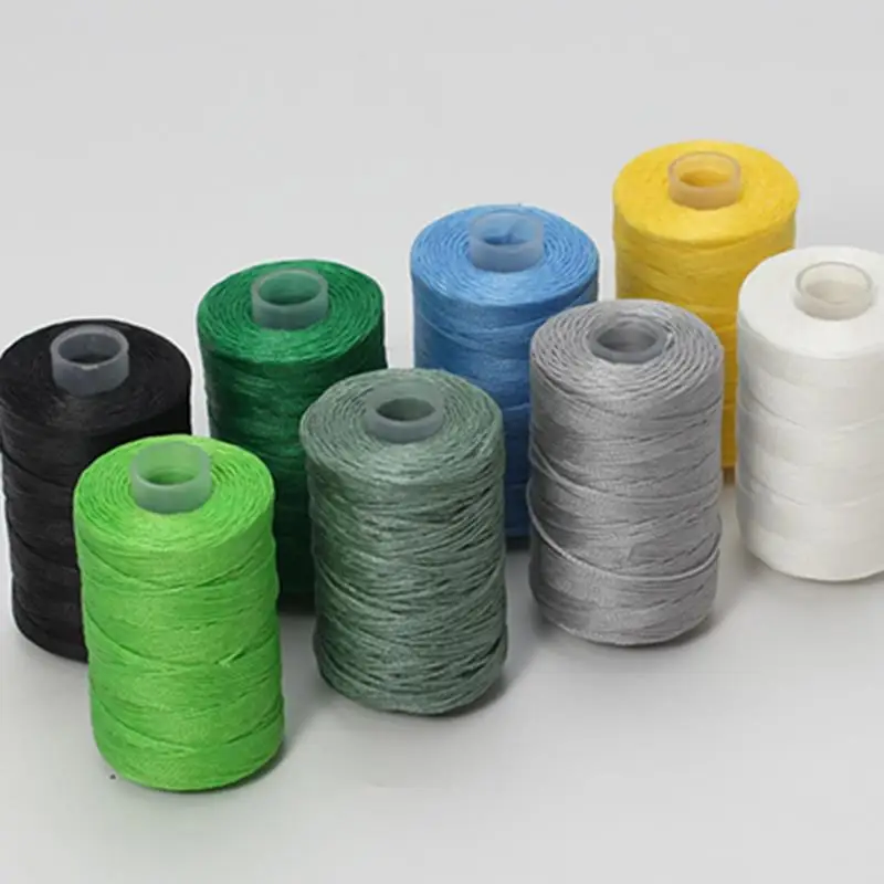 100M Leather Waxed Thread Cord 0.8mm 150D Waxed Thread DIY Handicraft Tool Hand Stitching Thread Flat Waxed Sewing Line