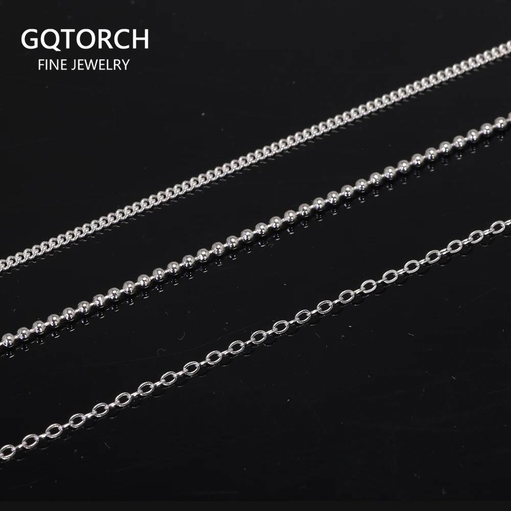 

Цепочка женская из серебра 925 пробы, с бусинами