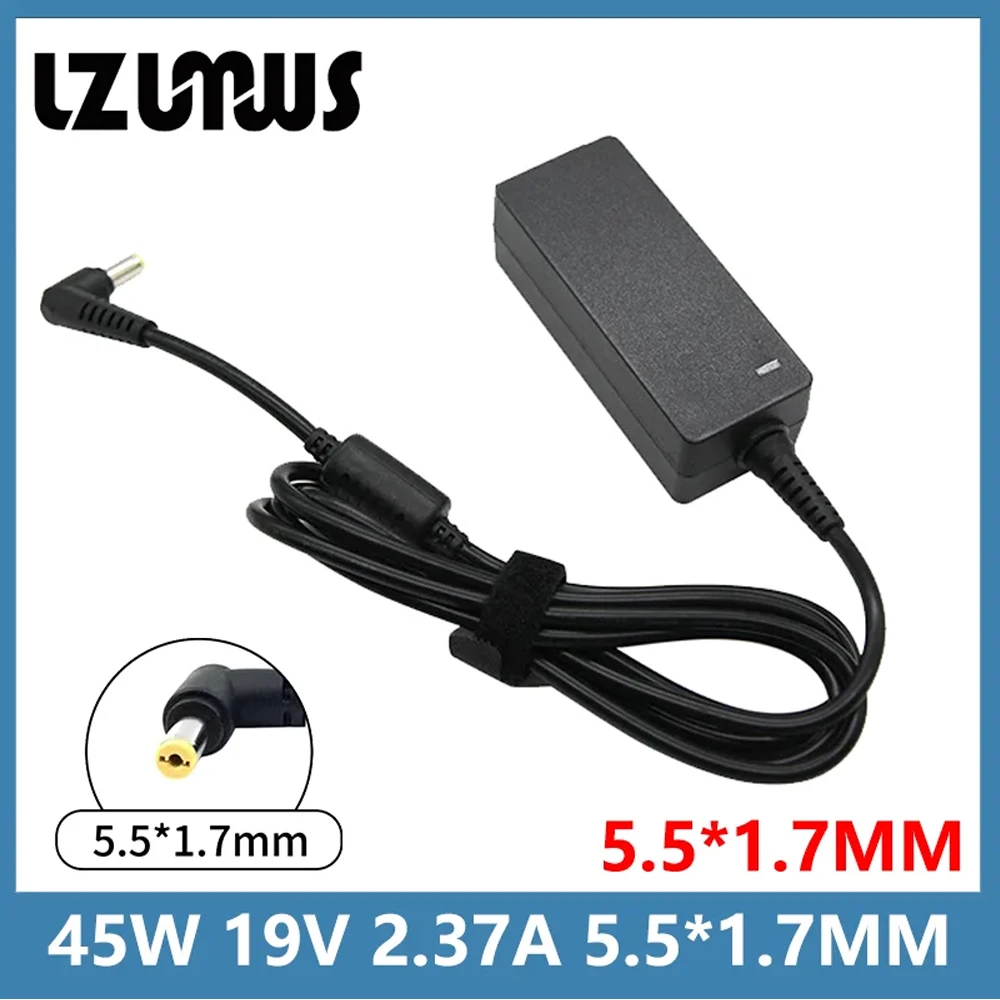 45W 19V 2.37A 5.5*1.7MM AC Laptop Adapter Charger For ACER Aspire E5-553 E5-573 E5-574 E5-575 E5-711 E5-721 Series Notebook