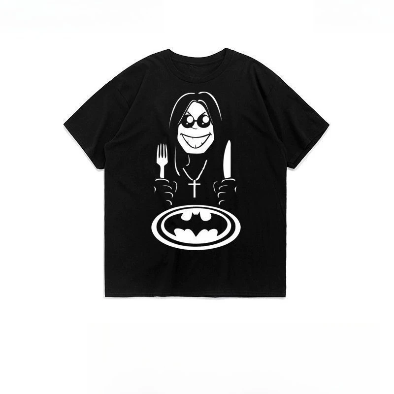 

Heavy Metal Rock Ozzy Osbourne T-shirt Ozzy Osbourne Printed Round Neck Short Sleeve Women's Fashion Graphic T Shirts Tops
