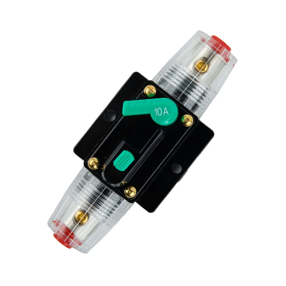 Proteja su sistema eléctrico contra sobrecorriente 10A 100A AMP disyuntor reinicio del fusible 12V 48V DC coche barco Auto impermeable