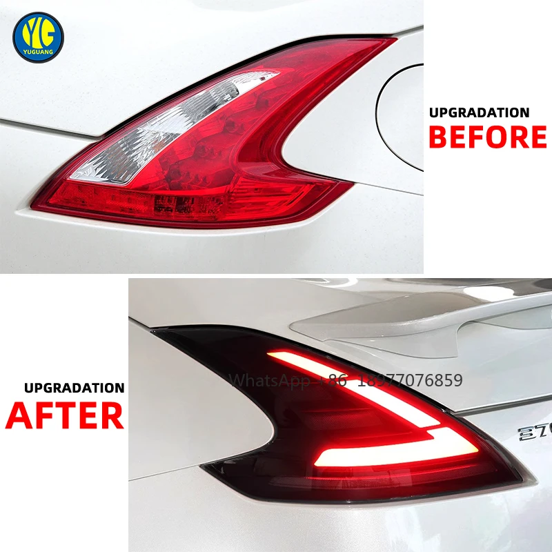 

For Nissan 370Z Z34 2008 2019 Accessories Rear Light Upgrade LED Nissan Rear Lights Taillights Turn Signal Lamps Assembly