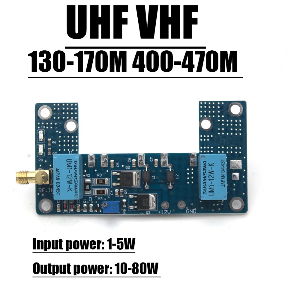 80W UHF VHF RF Power Amplifier for RA30H4047M RA60H4047M