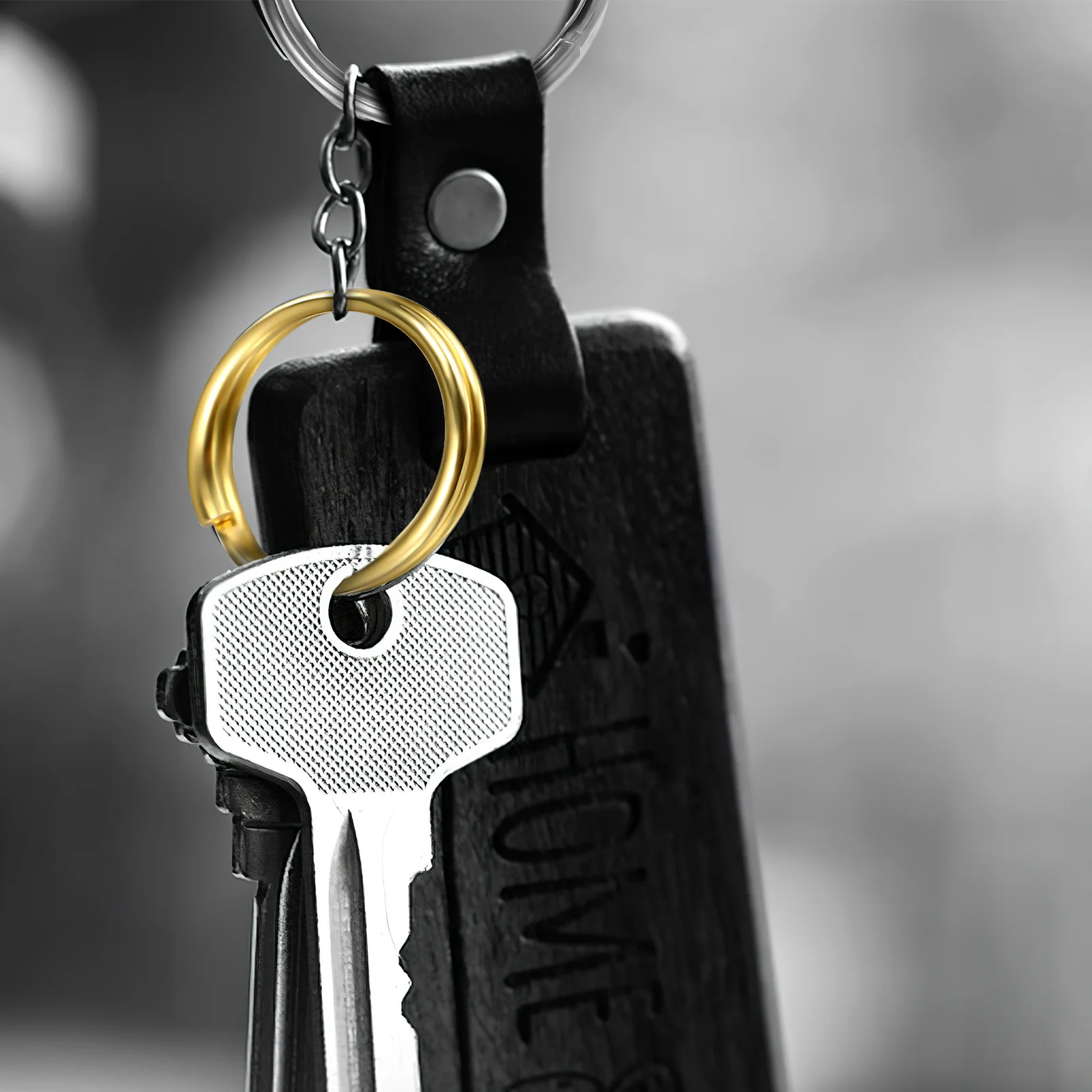 

200 шт. круглые брелоки, маленькие разрезные кольца, прочные нержавеющие брелки-обручи для организации ключей, насадки для рукоделия