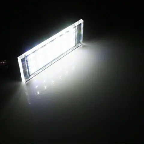 2 st vita Xenon-LED-skyltbelysning för 2016-18 W453 Smart Fortwo 10 best sales Megane 2 LED - №3