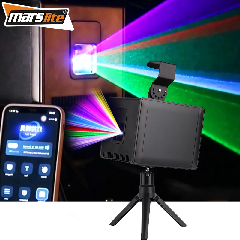 Marslite 3W Laser Cube Proyector Projektion APP Wi-Fi Control LaserCube 3D Wicked Lasers Light Show