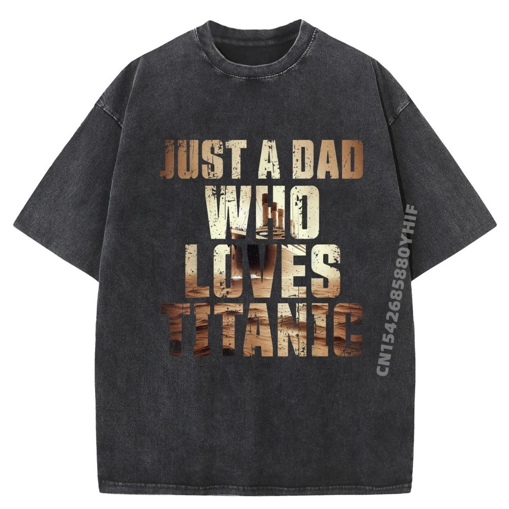 

Футболка с принтом Just A Dad Who Loves, минималистичные потертые футболки для взрослых, мужская дизайнерская одежда, футболка с графическим рисунком, мужские подарки