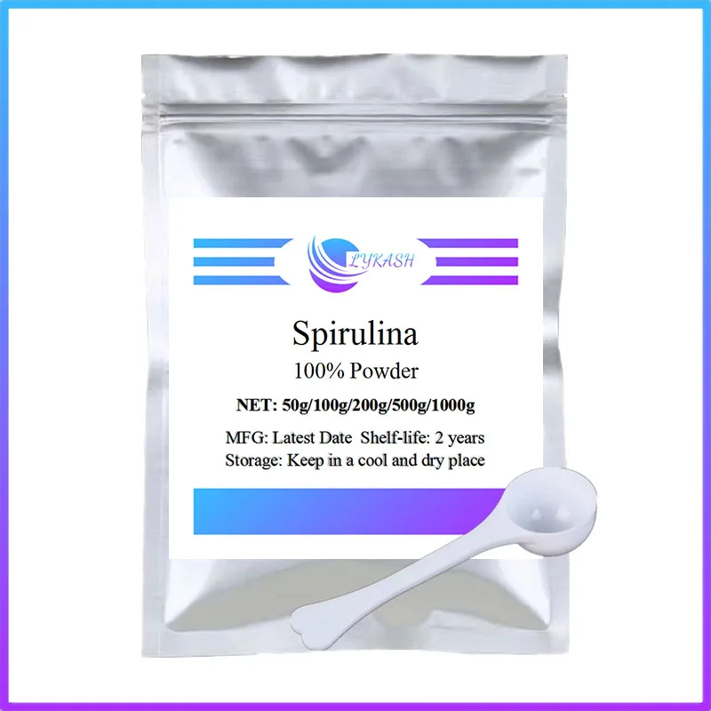 

ON SALE 50g-1000g 100% Spi rulin a Factory Supply