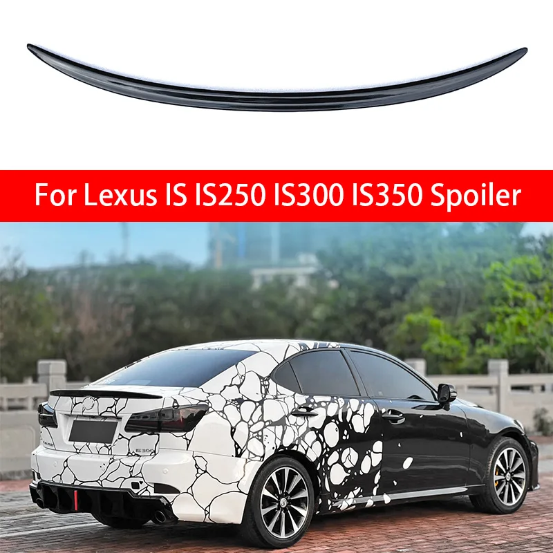 

For Lexus IS IS250 IS300 IS350 Spoiler 2006 - 2011 ABS Plastic Primer Color Rear Window Roof Spoiler Wing Body Kit Accessories