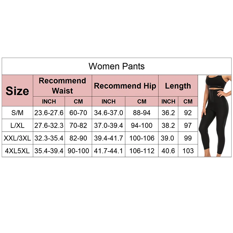 Sauna Shaper Pants Body Shaper Full Hot Sweat Effect Coating Slimming Pants Short Shapewear Workout Gym Leggings Fitness Sports