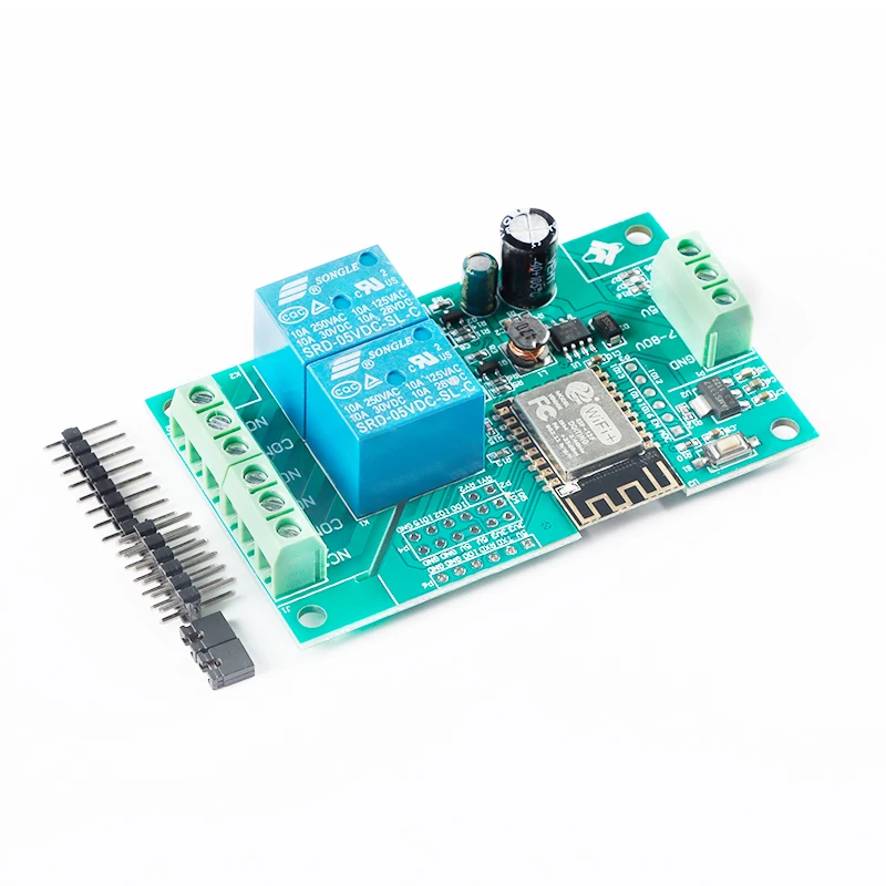 Moduł przekaźnikowy WiFi ESP8266 1/4-kanałowy AC 90-250V/DC 7-30V ESP-12F, programowalny moduł rozwojowy WiFi do IoT — zdjęcie 5