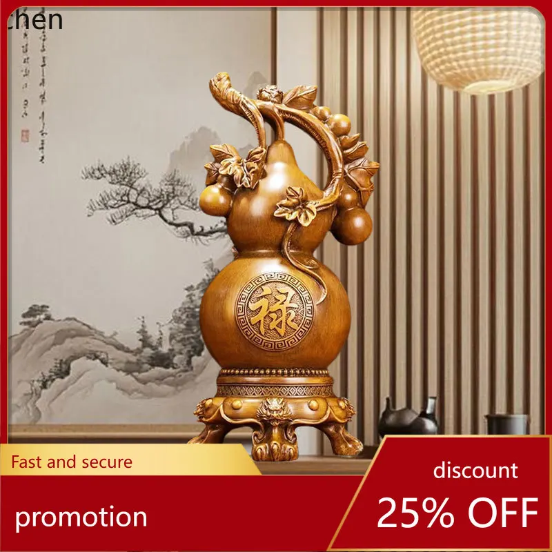 

LXC Continuous Gourd Resin Wine Cabinet Ornament High-end Niche Antique Rack Decoration New Home Housewarming Gift Supplies