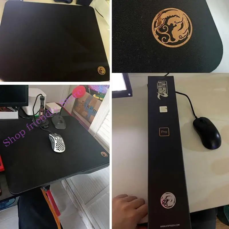 

594A Universal Large Mouse Pad for w/ Stitched Synthetic Fiber Micro-coat Mouse