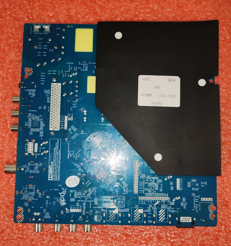 CV352-B55  Three in one WiFi network TV motherboard, physical photo, tested for  125--180V 450ma  1g+8G