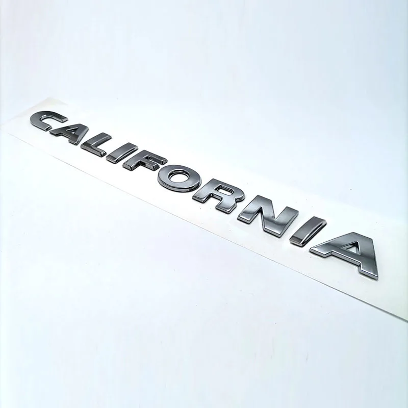 2020 California XXL señales de letras traseras 2019 California Ocean Trunk Emblem Car