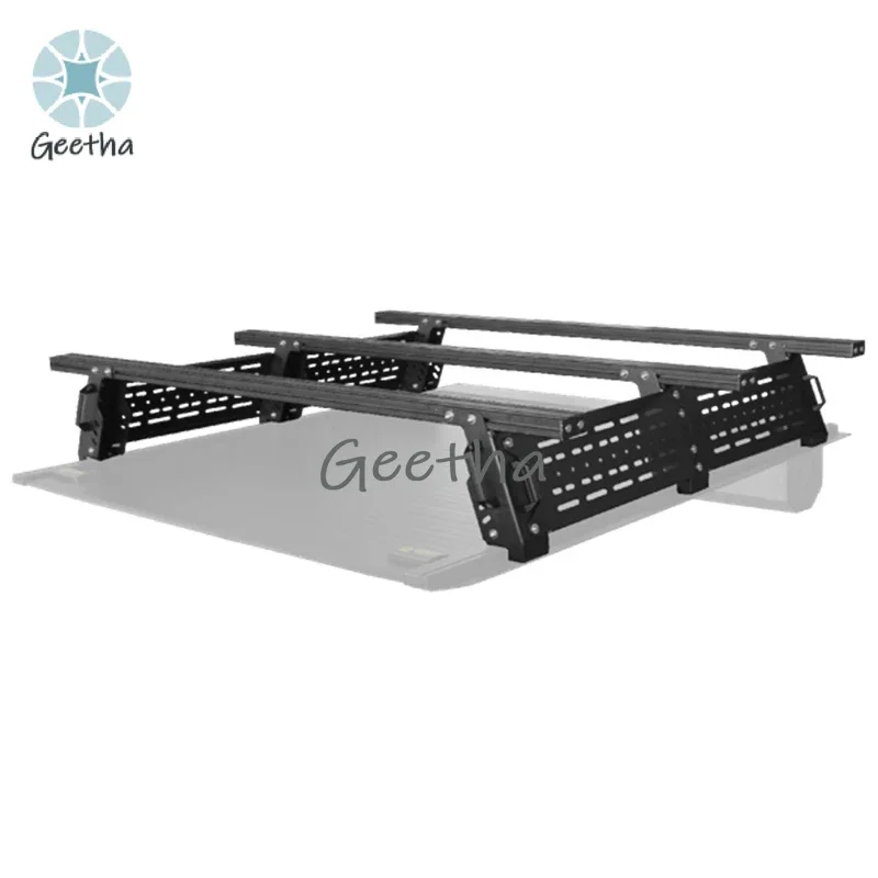

Best Selling Iron Bed Rack for Steel Upgraded Truck Roll Bars Mount on Roof Rack for Car Removable
