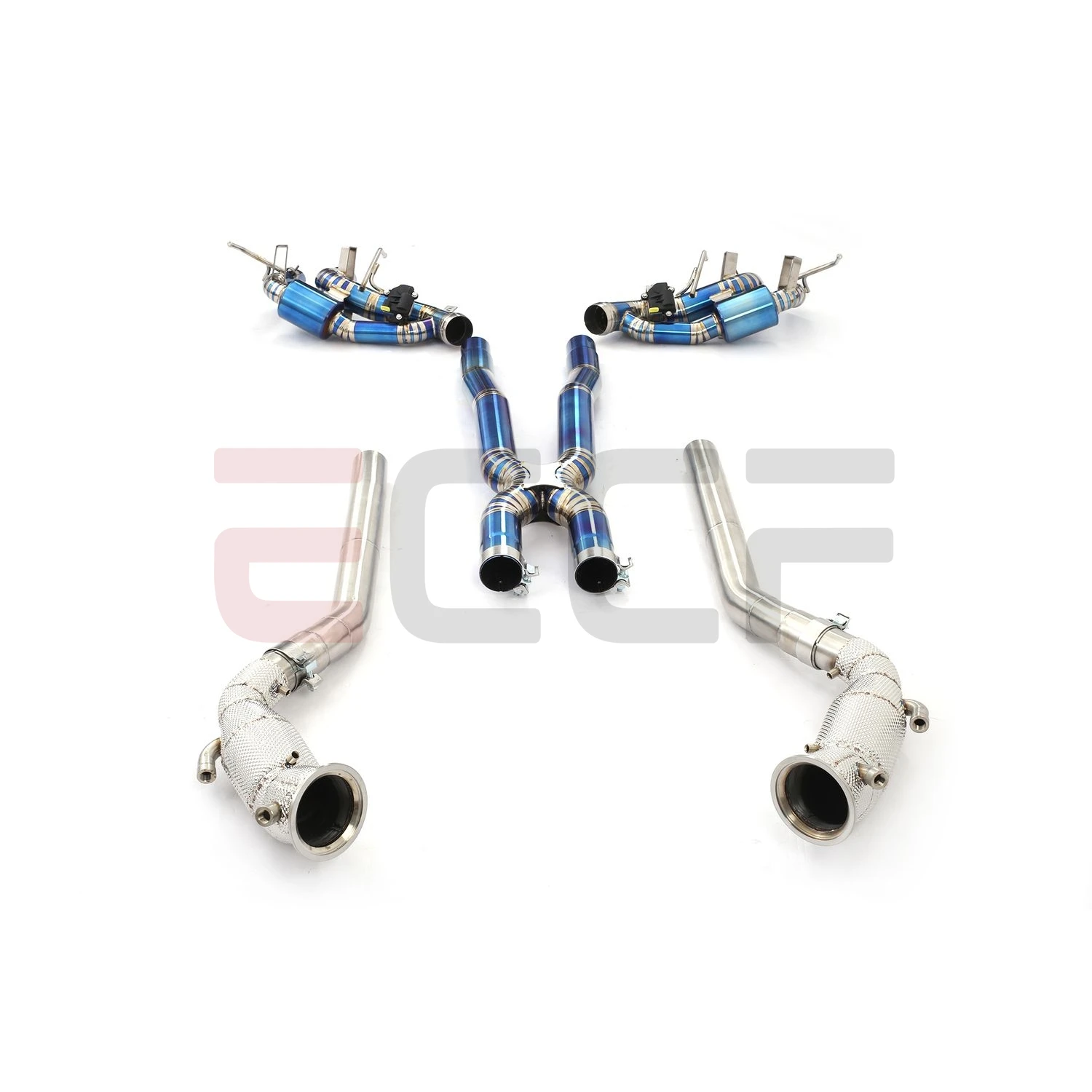 Sporty Titanium Complete exhaust system For Ferrari Purosangue 6.5L V12 Aggressive Sound Plug and Play Performance Upgrade