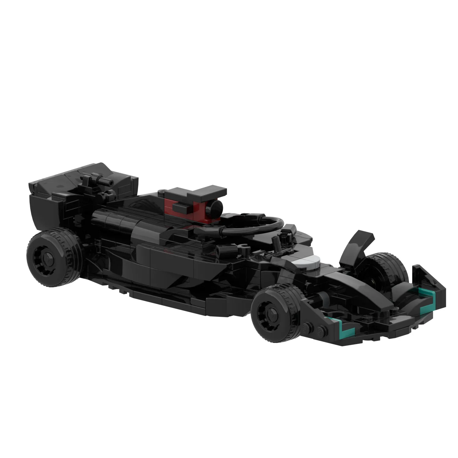 

271 шт. строительные блоки гоночный черный автомобиль формула W15 модель креативный строительный блок спортивный автомобиль для мальчика подарок на день рождения для взрослых